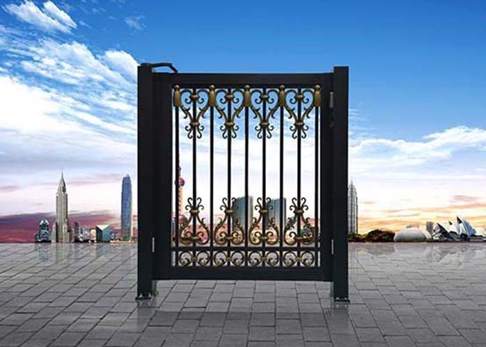 邵阳P701TN智能电动社区门（铝制）